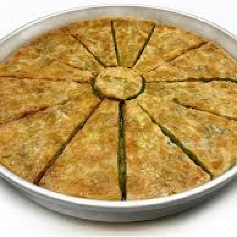 Fıstıklı Tepsi Katmer (15 Dilim)